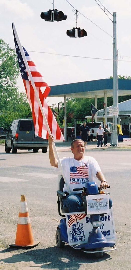 Patriot on Scooter