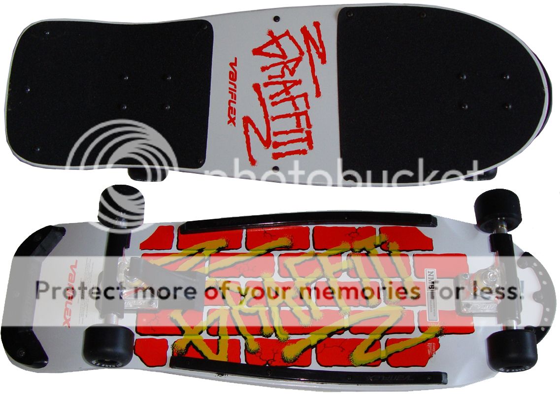 VARIFLEX Complete Skateboard Old School 80s Graffiti  