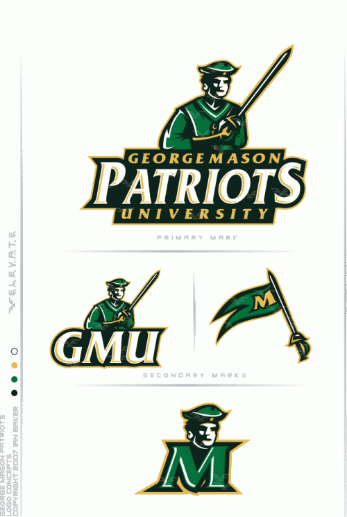 Mason University Patriots Concept Concepts Chris Creamer's Sports Logos Community