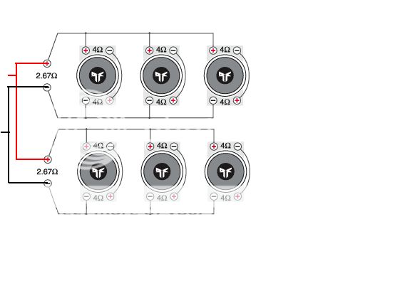ohm load, six 4 ohm dvc woofers - Last Post -- posted image.