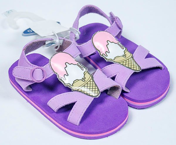 navy and cream sandals