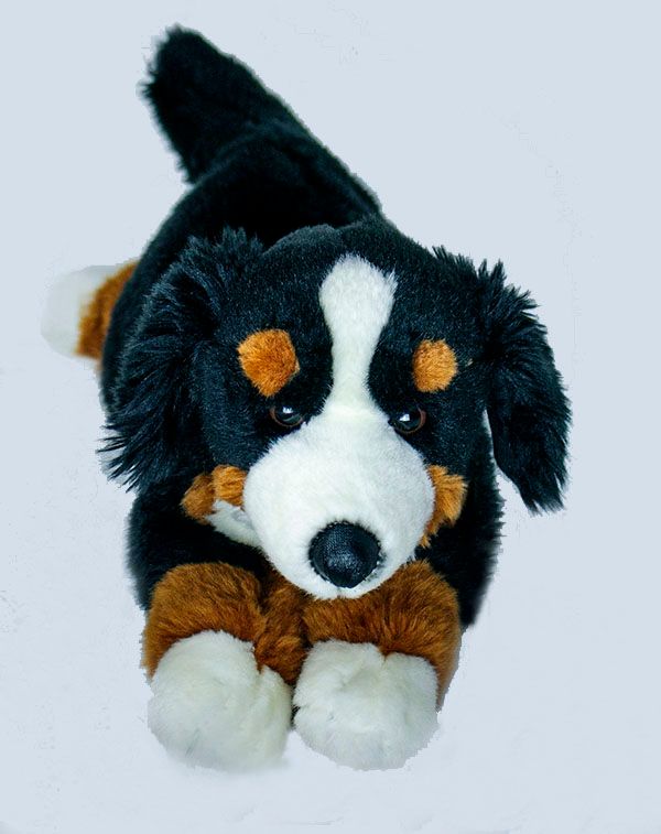 stuffed bernese mountain dog toy