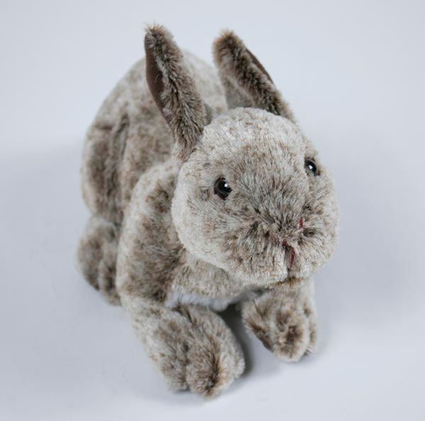 black bunny stuffed animal