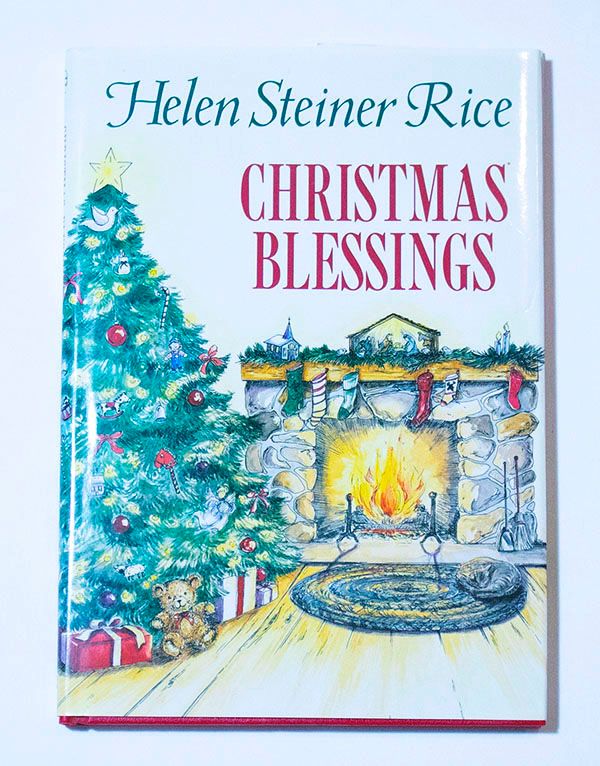 CHRISTMAS BLESSINGS BY HELEN STEINER RICE HOLIDAY HARDCOVER GIFT BOOK ...