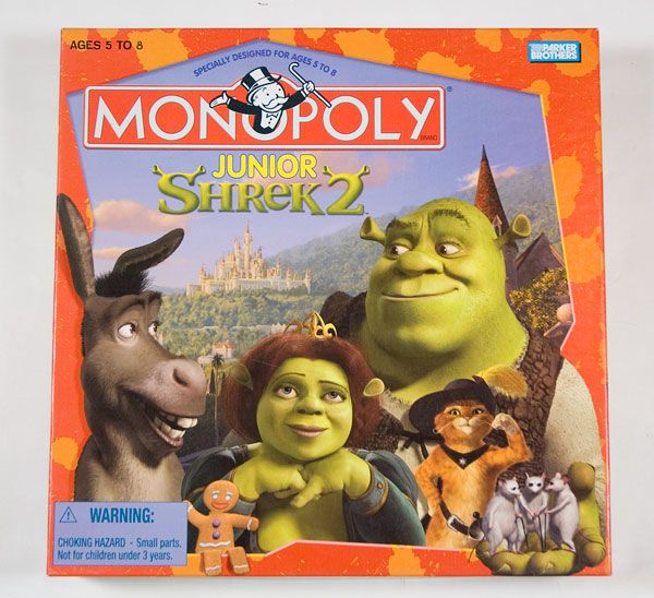 SHREK 2 LTD EDITION MONOPOLY JUNIOR COMPLETE PARKER BROTHERS