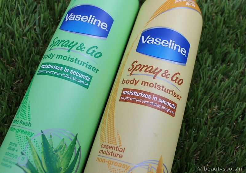 Vaseline Spray and Go body moisturiser