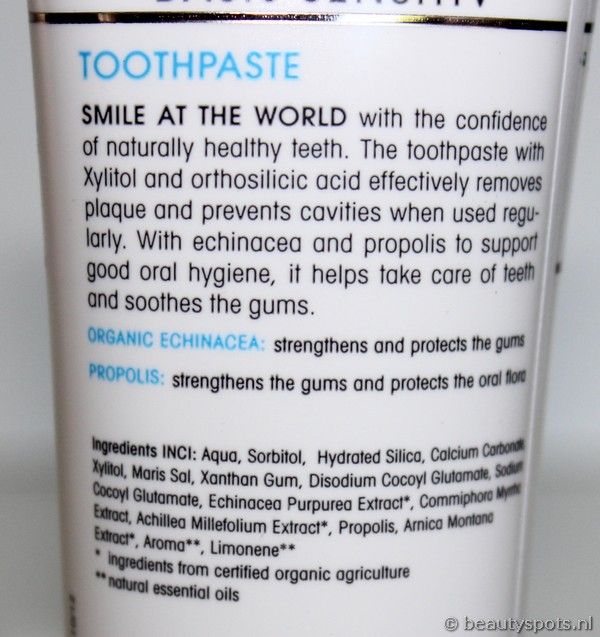 Lavera tandpasta zonder fluoride