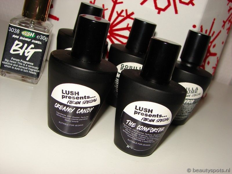Limited edition Lush parfums