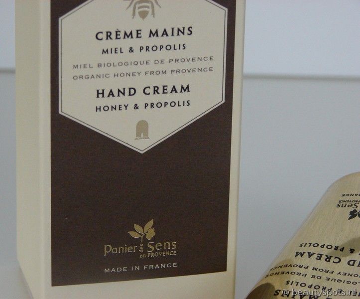 Panier des Sens Hand Cream Honey Propolis