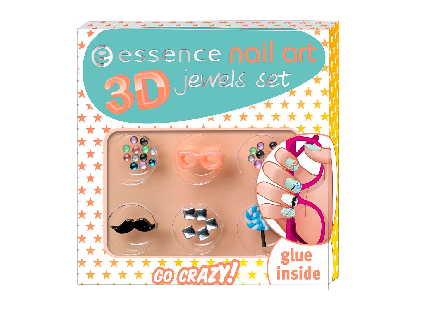 essence nail art 3d jewel set