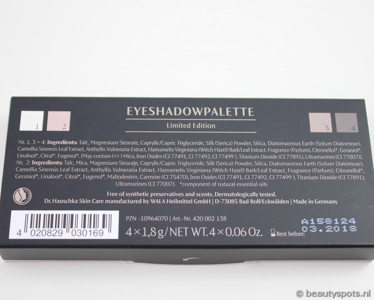 Dr. Hauschka Eyeshadow Palet Limited Edition