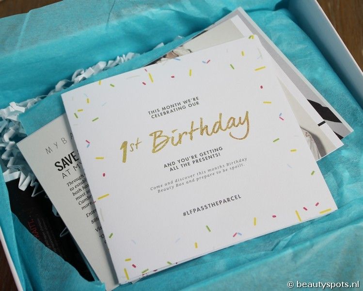 Lookfantastic Beauty Box 1st Birthday edition
