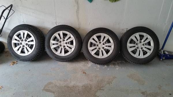 5x114.3 steelies with winter tires | VW Vortex - Volkswagen Forum