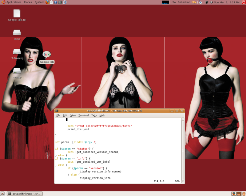 Real Ubunru. Oh, that /bin/bash...