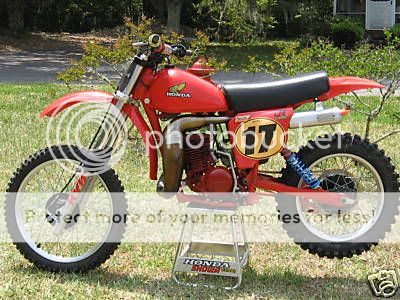 1979 Honda 250R Wet Dream - Old School Moto - Motocross Forums ...