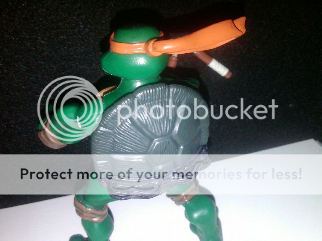 TEENAGE MUTANT NINJA TURTLES MICHAELANGELO W WEAPON NM+ 2002 TMNT 