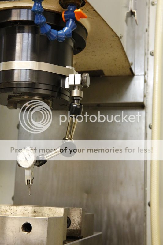 Spindle attachment for test indicator